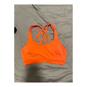 Orange Lululemon Sports Bra
